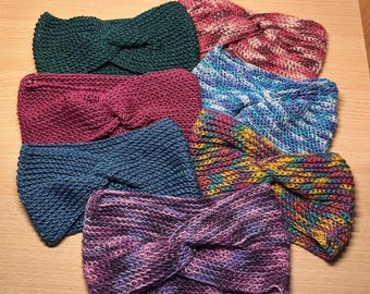 Winter wool headband