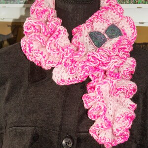 Neck Ruffle Scarf inspired by Sakura / HYK image 3