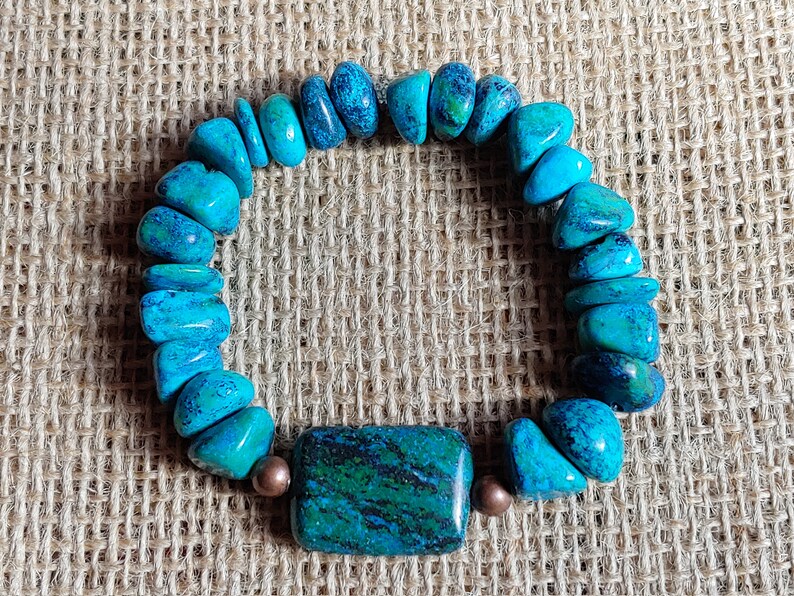 Yellow turquoise Serpentine & Quartz Necklace Etsy