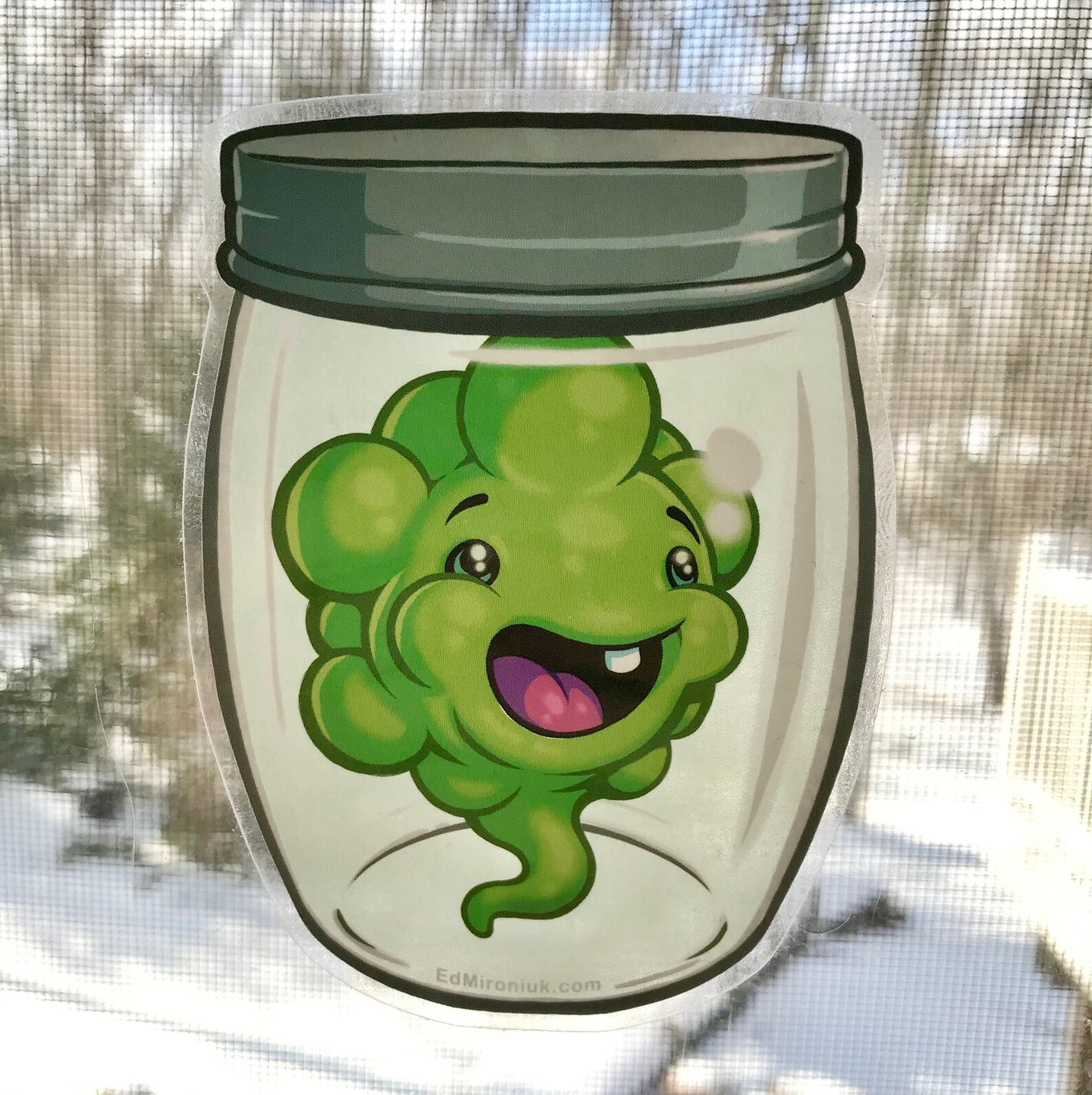 Fart in a jar transparent sticker Etsy