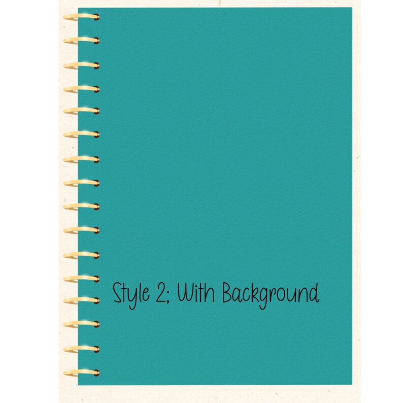 Digital Notebook Covers 12 Digital Notebook Covers for Etsy