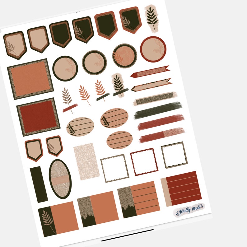 Digital Stickers Goodnotes Stickers 100 Individual Pngs 3 Etsy