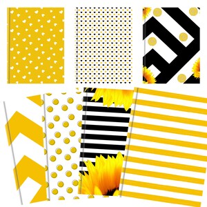 GoodNotes Notebook Covers; 12 Notebook Covers; Sunflower Digital Covers; Digital Journal Covers