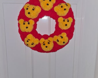 Pooh bear wreath