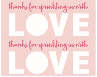 Sprinkling Us with Love - Pink