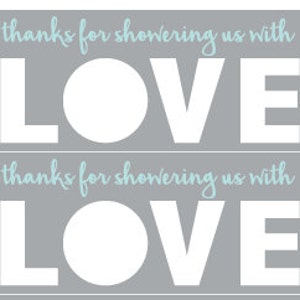 Showering Us with Love - LIGHT GREY / MINT