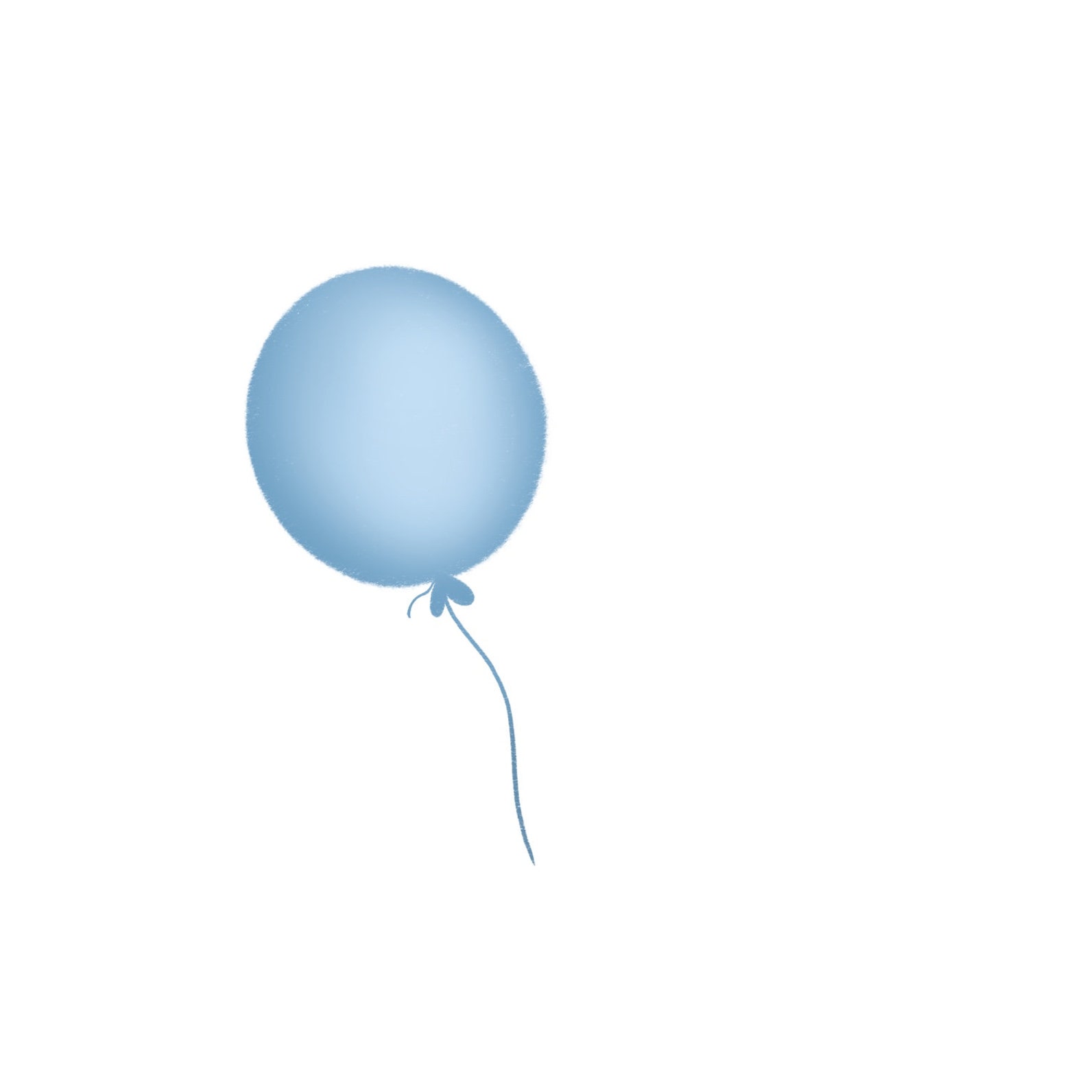 Blue Balloon Clip Art Baby Birthday Download Digital Boy - Etsy
