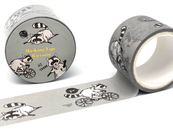 Raccoon Raccoon 28 mm/7 m Washi Tape / Masking ...