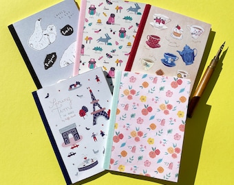 Notebooks, notebook, A6 notebook