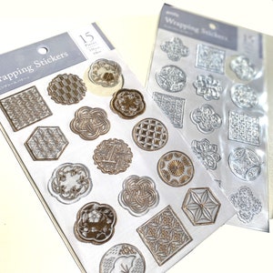 Pegatinas para envolver 3D / pegatinas / 15 piezas cada una