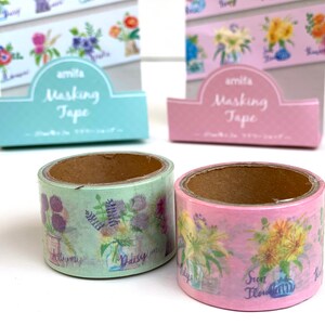 Blumen breit, Washi Tape/Masking Tape Bild 2