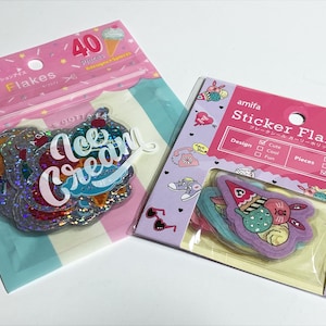 Fun glitter, stickers, stickers