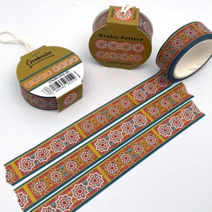 Arabic Pattern, Washi Tape/Masking Tape schmal