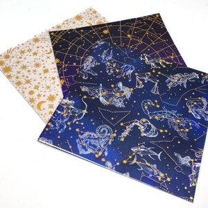 Sterne / Metallic Origami Papier Sterne und All