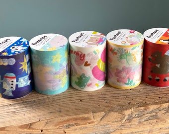 Astronaut, unicorn, clouds, bear, animals Washi Tape /50mmx5M Masking Tape-X-Large