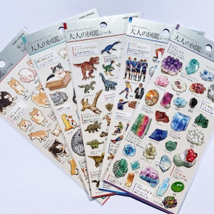 Kamio Sticker Dino Football Cat Dog Gems