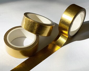 Washi Tape Gold foil each 15 mm x 5 m