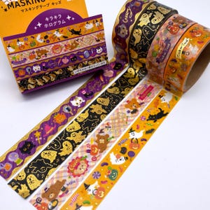 Halloween mit Folienapplikation , Washi Tape/Masking Tape 15mm x 3m