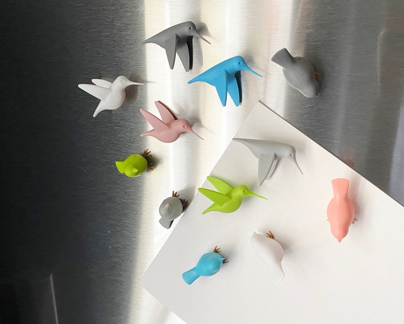 Kühlschrankmagnete Vögel Bild 1