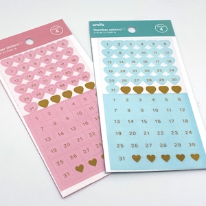Number sticker sticker transparent