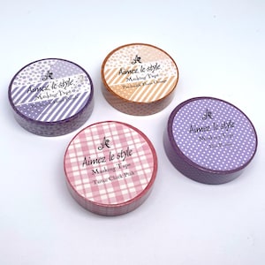 Échantillon de washi tape/ruban de masquage 10 m x 15 mm