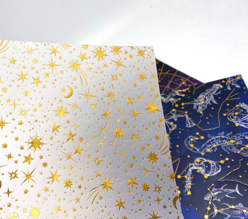 Stars / Metallic Origami Paper image 4
