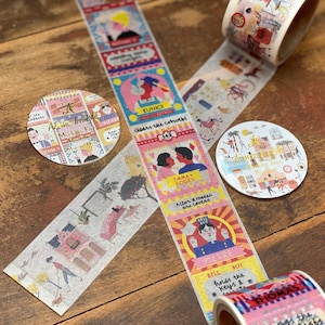 Surreal Town / Majestic Hotel Masking- /Washi Tape