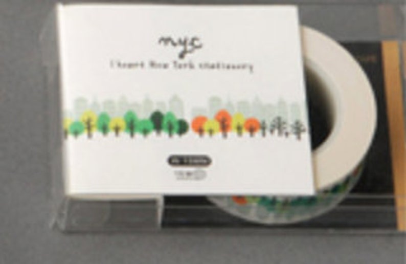NYC Central Park 15 m x 15 mm Washi tapemas...