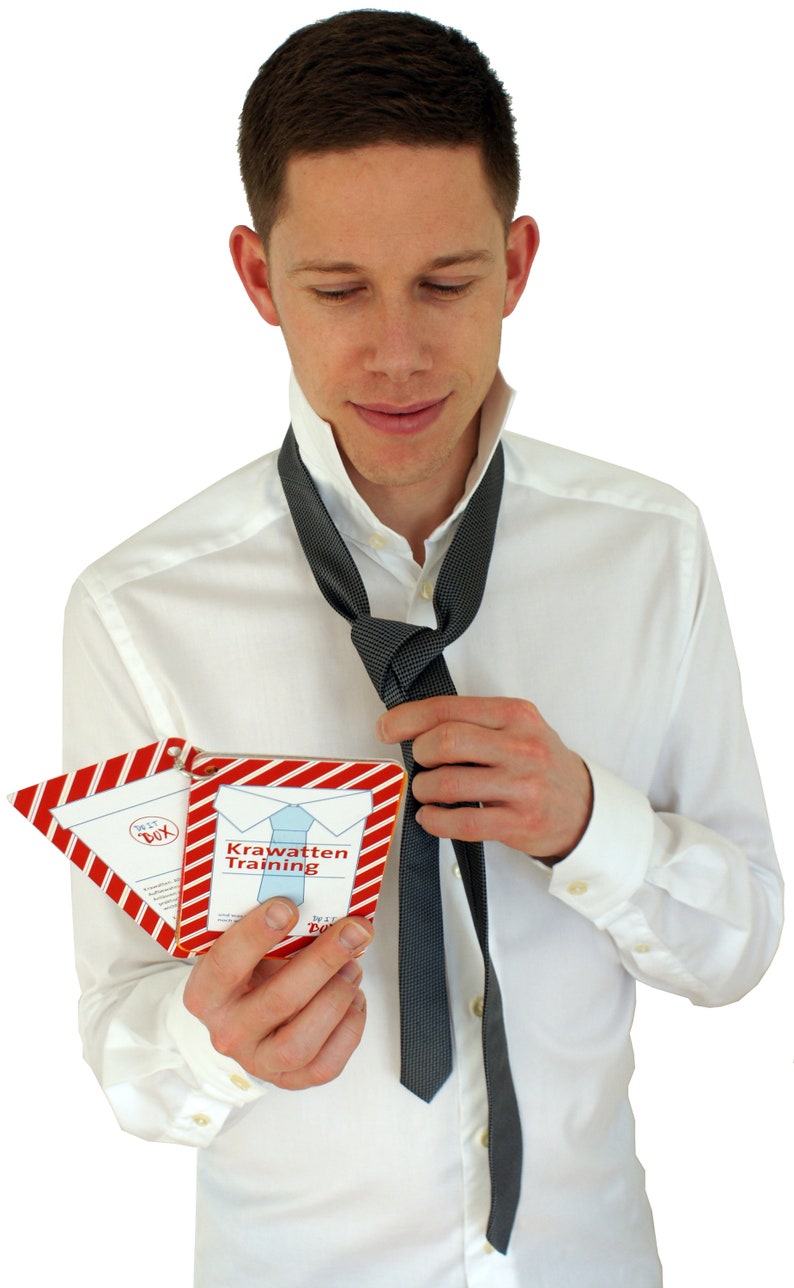 Krawattentraining Geschenkbox Krawatte binden... Bild 4