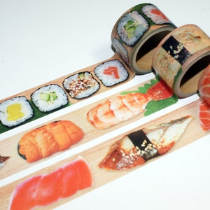Ruban de masquage Washi « Sushi Sashimi »
