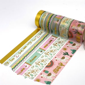 6er Set Lama Masking Tape / Washi tape
