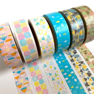 Scandic Pattern Masking Tapes 15mm x 6M