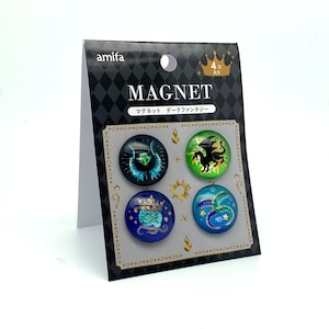 Fridge Magnets Dragon Round