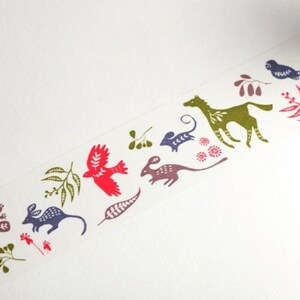 Botanical Animal, Washi Tape / Masking Tape, image 4