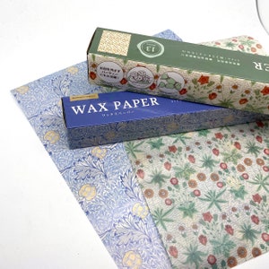 Wax paper William Morris pattern