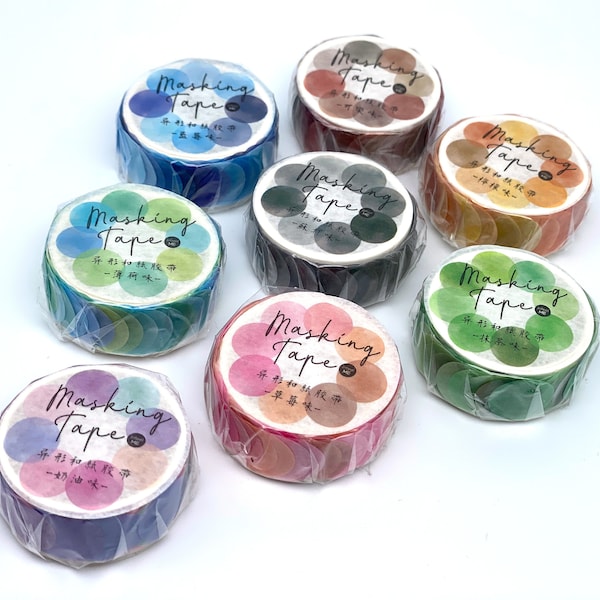 Puntos Washi Tape/Cinta adhesiva 100 piezas