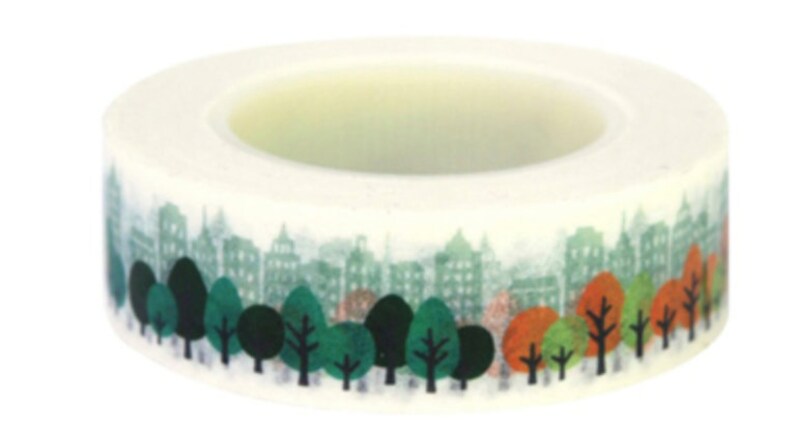 NYC Central Park 15 m x 15 mm Washi tapemas...