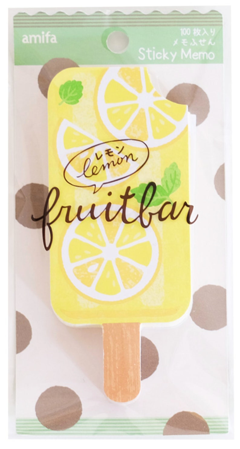 Haftnotiz Eis am Stiel Zitrone Sticky Note Etsy