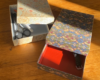 Boîte en papier William Morris