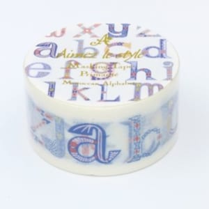 Nastro Washi Washi con alfabeto marocchino da 28 mm/7 m...