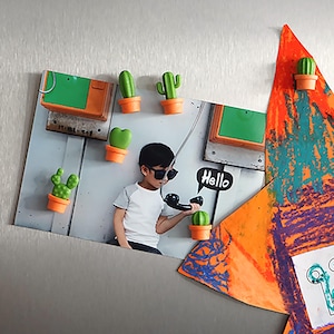 Aimant cactus (plastique recyclé)