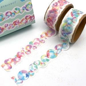 Nastro per bolle di sapone/nastro per mascheratura tagliato 15 mm x 1,5 m