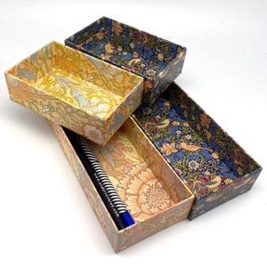 Caja de papel William Morris