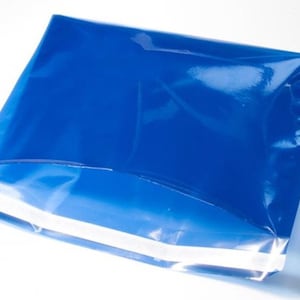 10 Snazzybags, blu, trasparente traslucido