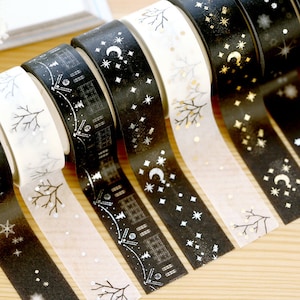 Winter Tapes  Gold / Silber - Folienapplikation