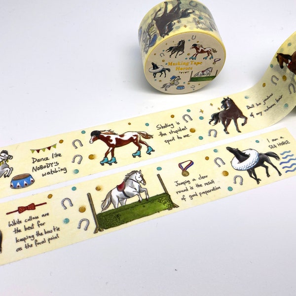Horse Washi Tape Etsy