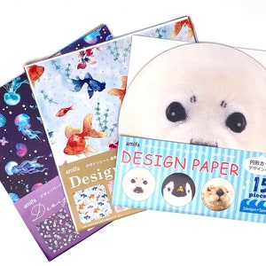Origami Paper Animals in Water