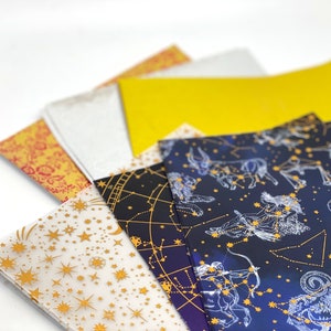 Sterne / Metallic - Origami Papier