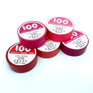 Pantone Töne Rot 15mm x 6M Masking Tape, Washi Tape