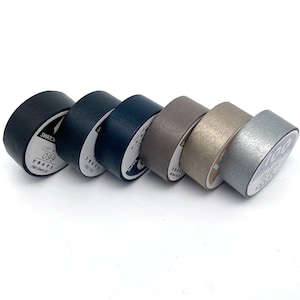 Pantone tones dark and metallic 15 mm x 6 M masking tape, washi tape